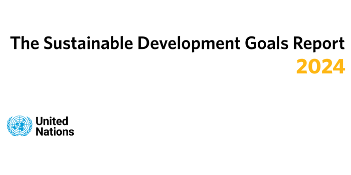 Launch of The Sustainable Development Goals Report 2024