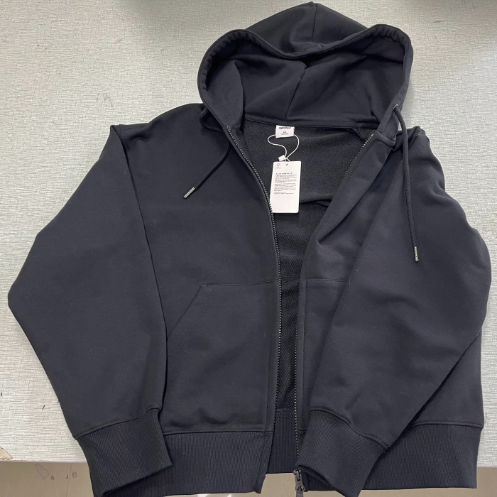 Hooded zipper jacket