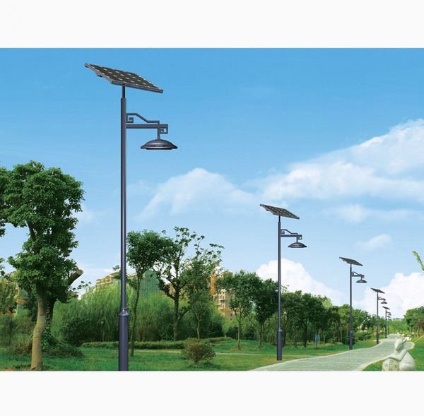 Lithium battery solar-powered LED road smart lighting system